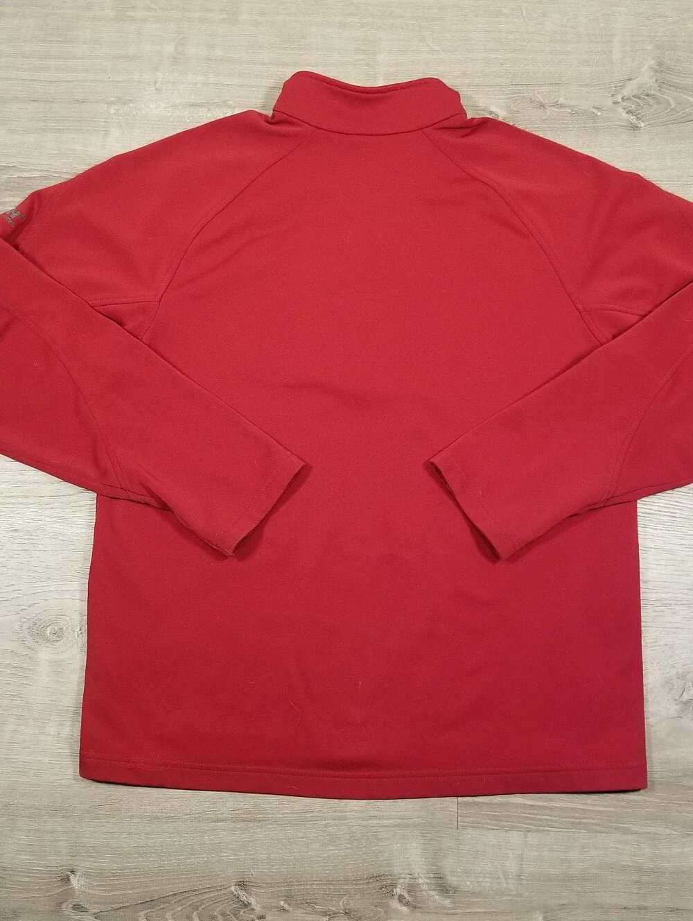 Helly Hansen Pro Stretch Quarter Zip Pullover Mens Medium Red Chest Pocket